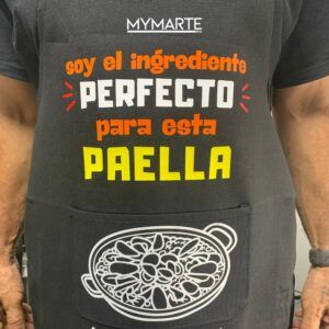 Delantal de cocina con bolsillos MYMARTE