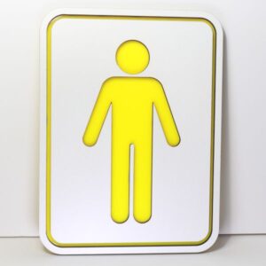 Tienda física MYMARTE El Vendrell Tarragona 5 Placa de señalización aseo Mod Teka