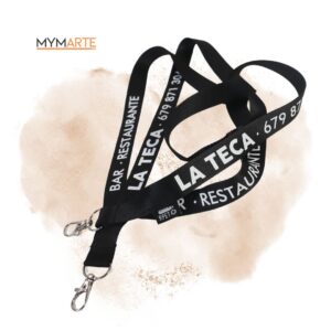 Lanyard personalizado con gancho desmontable 50 cm longitud