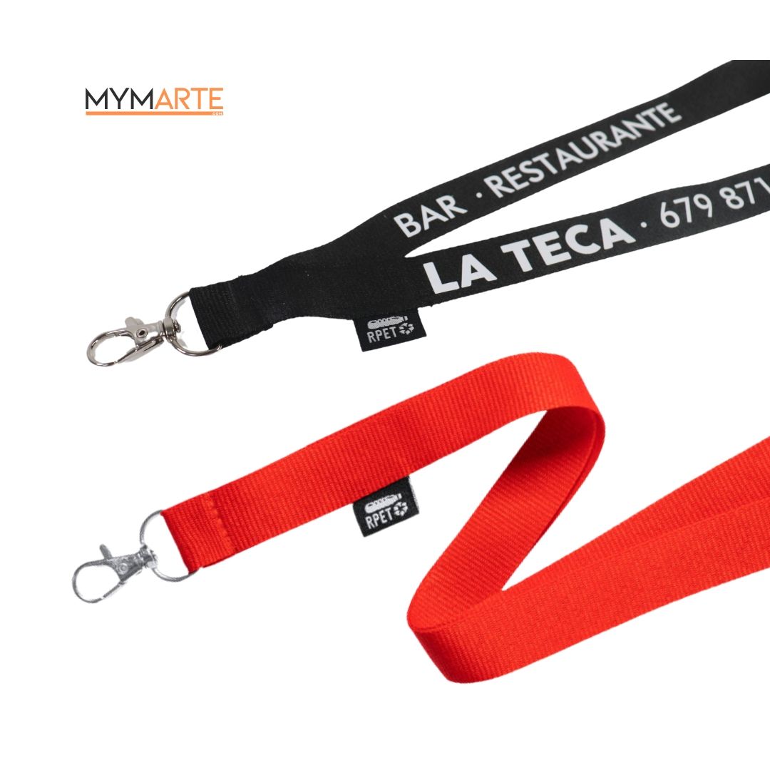 Lanyard personalizado con gancho desmontable 50 cm 3 Lanyard personalizado con gancho desmontable 50 cm - Imagen 3