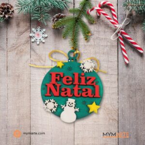 Bola Navidad Feliz Natal Brasil