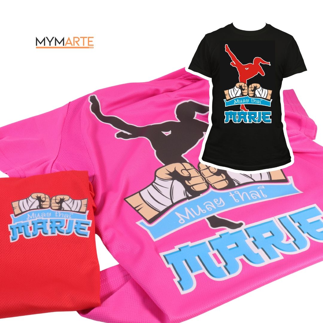 Camiseta deportiva Muay Thai Femenina 1 Camiseta deportiva Muay Thai Femenina