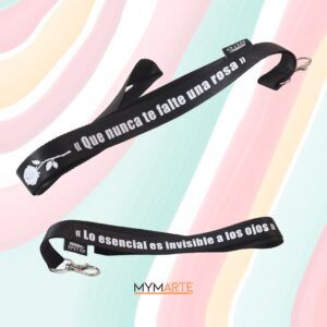 Lanyard Sant Jordi con frases variadas