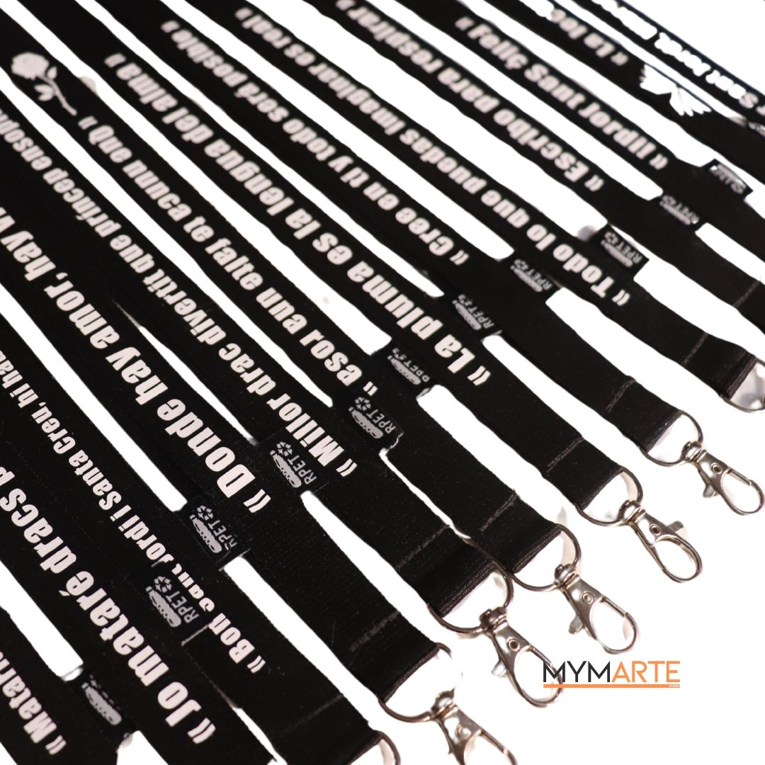 Lanyard Sant Jordi con frases variadas 3 Lanyard Sant Jordi con frases variadas