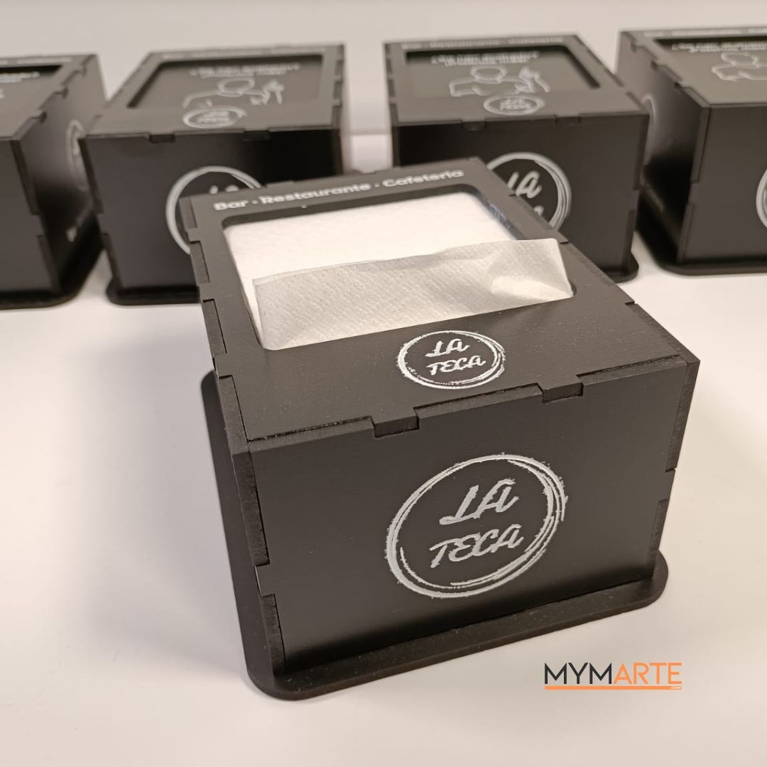 Servilletero hostelería MDF personalizado 4 Servilletero hostelería MDF personalizado